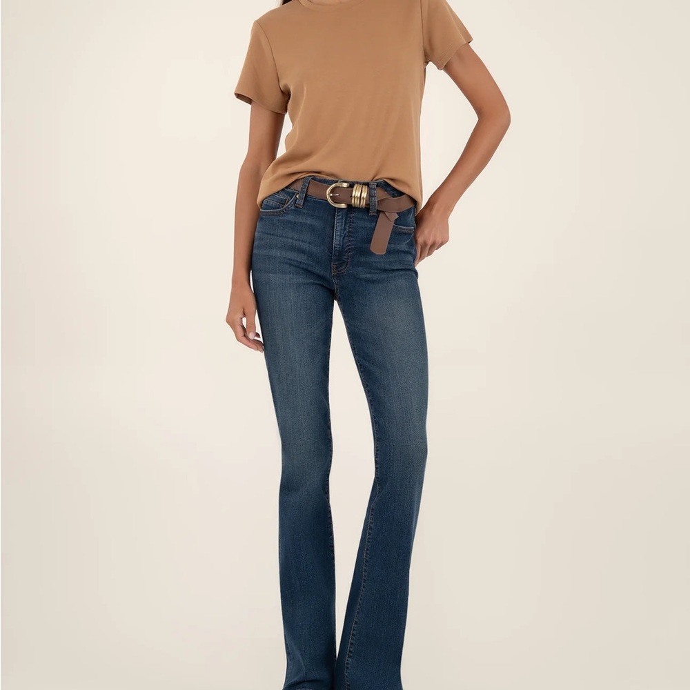 Kut from the Kloth Natalie High Rise Fab Ab Bootcut Jeans